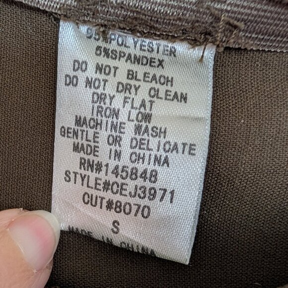 Everly Olive Green Cropped Jumpsuit - Picture 9 of 9